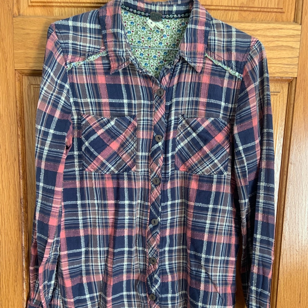 We the Free Free People button up S